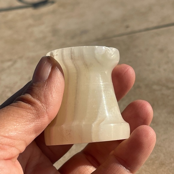 Gorgeous smaller Sphere holder, natural stone - Picture 3 of 6